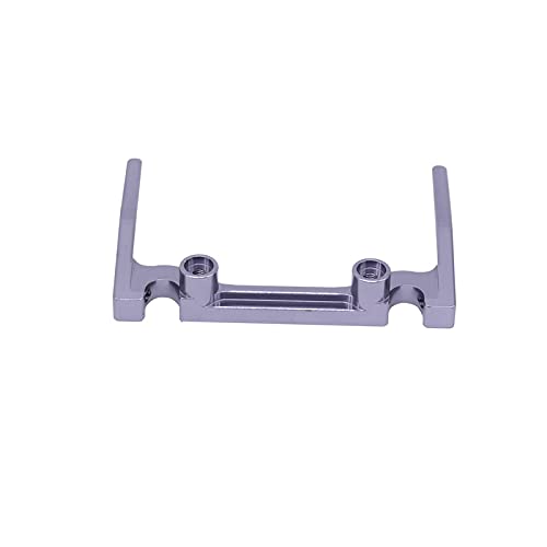 LSB-SHOWER Receptor de Radio de Metal, Montaje de Caja, Soporte Fijo, viga de Refuerzo de chasis para Piezas de Coche de Oruga RC Axial SCX10 1/10 ( Color : Silver )