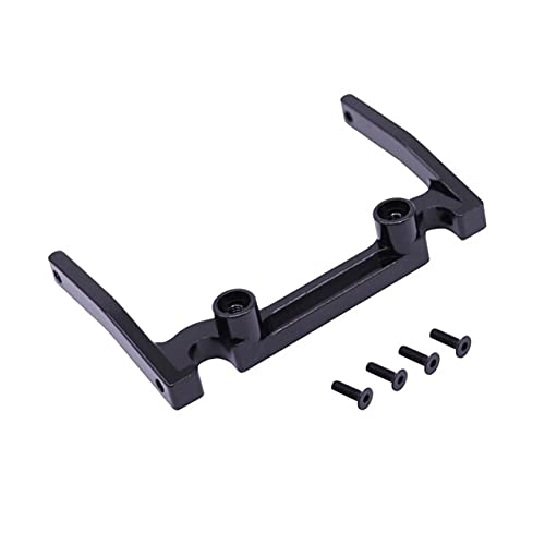 LSB-SHOWER Receptor de Radio de Metal, Montaje de Caja, Soporte Fijo, viga de Refuerzo de chasis para Piezas de Coche de Oruga RC Axial SCX10 1/10 ( Color : Black )