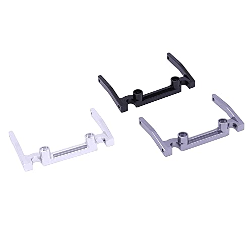 LSB-SHOWER Receptor de Radio de Metal, Montaje de Caja, Soporte Fijo, viga de Refuerzo de chasis para Piezas de Coche de Oruga RC Axial SCX10 1/10 ( Color : Silver )