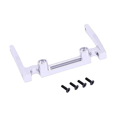 LSB-SHOWER Receptor de Radio de Metal, Montaje de Caja, Soporte Fijo, viga de Refuerzo de chasis para Piezas de Coche de Oruga RC Axial SCX10 1/10 ( Color : Silver )