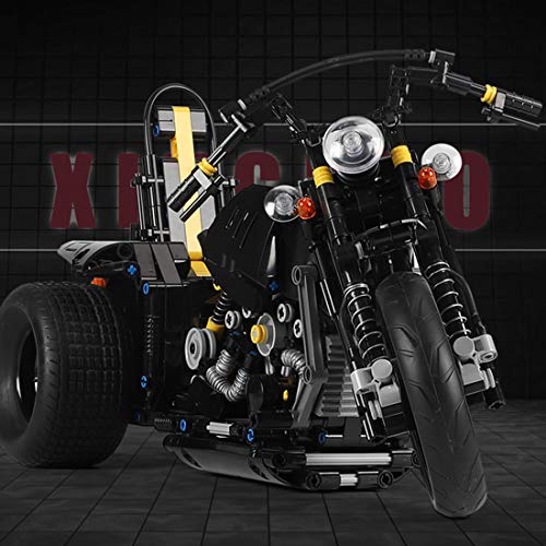 LTGO Bloques de construcción para motocicleta, modelo para Freewheeler MKII, 853, bloques de construcción mecánicos, juguetes para moto de carreras, compatible con Lego Technic