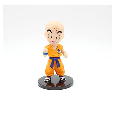 LXYY 6 Unids / Set Dragon Ball Z 9-10 Cm Goku Vegeta Piccolo Kuririn Figura Super Saiyan Juguete Dragon Ball Super Anime Goku Estatuilla Juguete Coleccionable