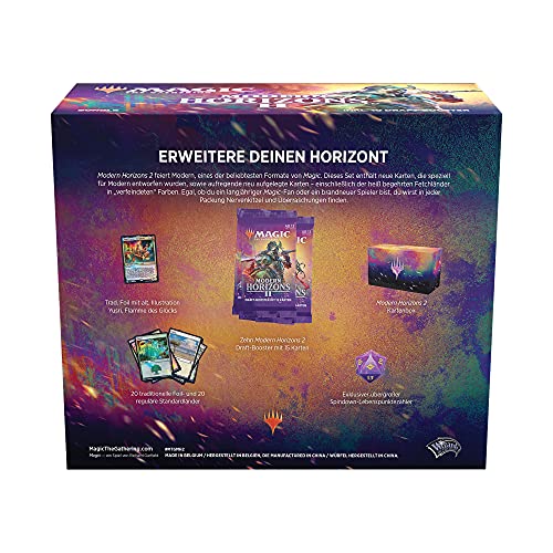 Magic The Gathering C97561000 Modern Horizons 2 Paquete, 10 Draft-Booster y Accesorios (versión Alemana)