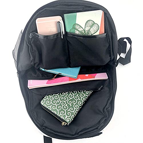 maichengxuan Mochilas Mochila Mik-ecra_CK Mochila Escolar para niños para niñas Niños Mochila Ligera y Duradera para Primaria Mochila para Libros