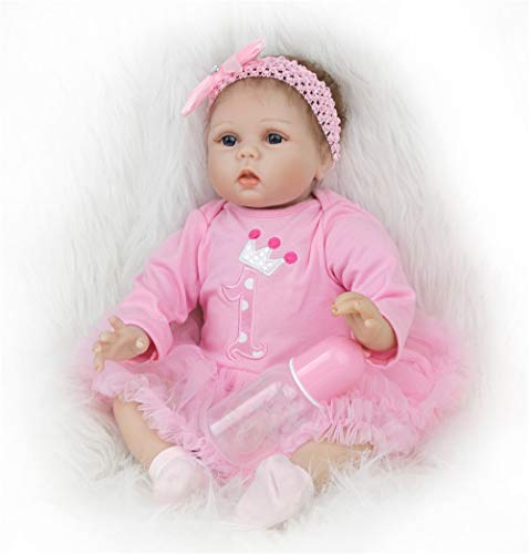 MAIHAO Realista 55cm Muñeca Reborn Niña Vinilo Silicona Niñita Muñecos Bebe Reborn Babys Dolls 22 Pulgadas Hecha a Mano Niños Juguete Regalo