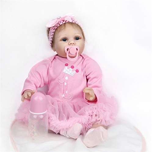 MAIHAO Realista 55cm Muñeca Reborn Niña Vinilo Silicona Niñita Muñecos Bebe Reborn Babys Dolls 22 Pulgadas Hecha a Mano Niños Juguete Regalo