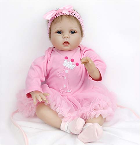 MAIHAO Realista 55cm Muñeca Reborn Niña Vinilo Silicona Niñita Muñecos Bebe Reborn Babys Dolls 22 Pulgadas Hecha a Mano Niños Juguete Regalo