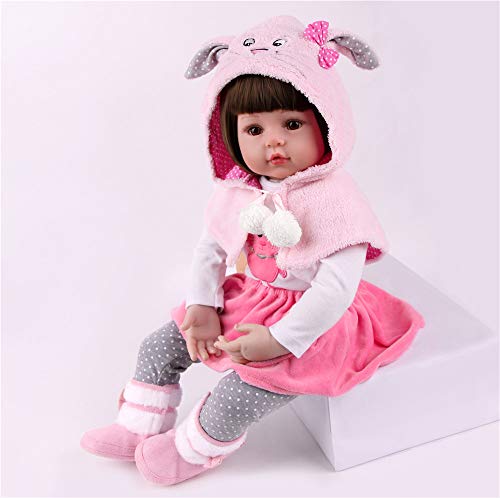 MAIHAO Realista Muñecas Reborn Ninas Silicona Muñecos bebé Toddler Baby Dolls Niño Originales Bebes Girls Baratos 50 Cm