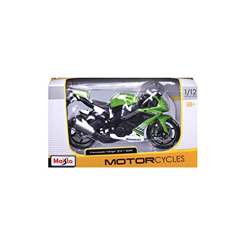 Maisto 531187 - Moto Kawasaki ZX-10R '10 (Escala 1:12)