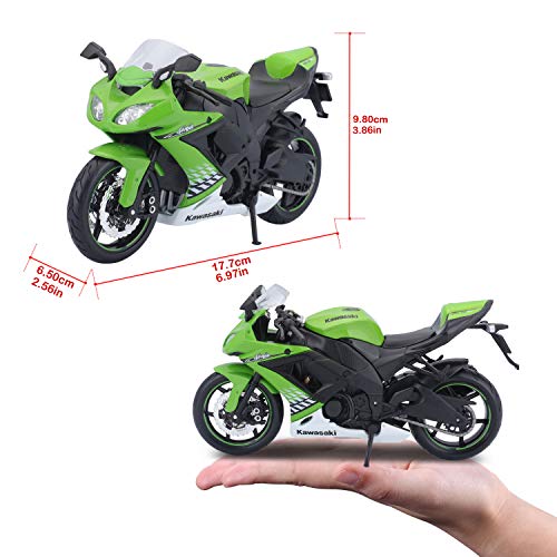 Maisto 531187 - Moto Kawasaki ZX-10R '10 (Escala 1:12)