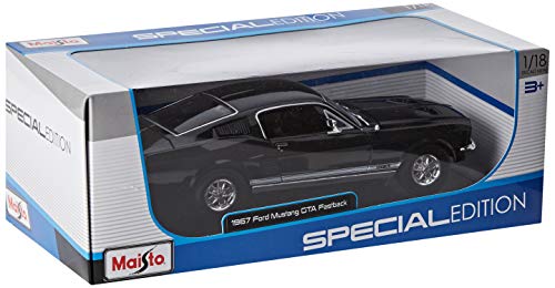 Maisto- Ford Mustang, Color Negro (31166BK)