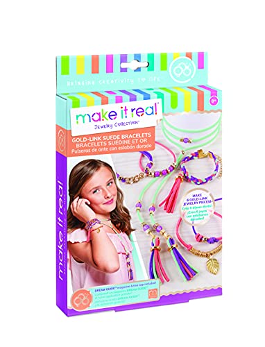 Make It Real Enlace de 1207 Pulseras de Gamuza,