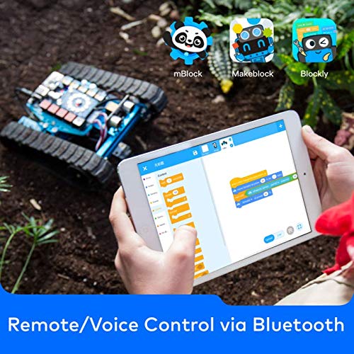 Makeblock mBot Ranger Robots programables para niños, Kit de Robot Educativo, Juguete Stem, Versión Bluetooth, Azul, Regalo para Niños, 3 Apps Gratis