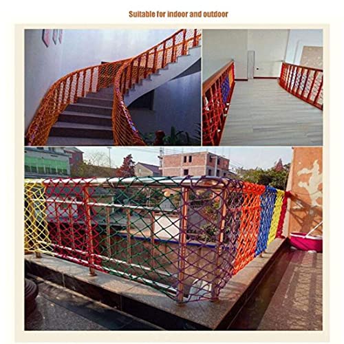 Malla Protectora Red De Escalada Valla Decoración Cuerda De Nailon Red De Carga para Niños Red de Seguridad Infantil Foto Red de Decoración de Pared Red de Seguridad para Balcones(Size:1x10m(3x33ft))