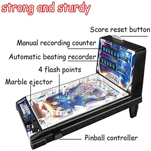 Máquina De Juego De Pinball Espacial | Máquina De Pinball | Juegos De Pinball | Mini Juguetes De Pinball | Juego De Super Pinball Electrónico Puzzle Para Padres E Hijos Máquina De Pinball - Arcade R