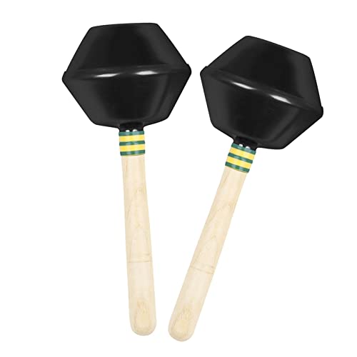 Maracas de Madera, Sonajero de Madera Rumba Shakers con Martillo de Arena de Aluminio, Mini Maracas de Mano para Niños Pequeños, Juguetes Educativos para Niños, Instrumentos Musicales de Percusión