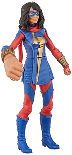 Marvel Avengers Hasbro Marvel Gamerverse - Figura de acción de Ms Marvel de 6 Pulgadas, Piel de Armadura Avanzada, Desde los 4 años, NA