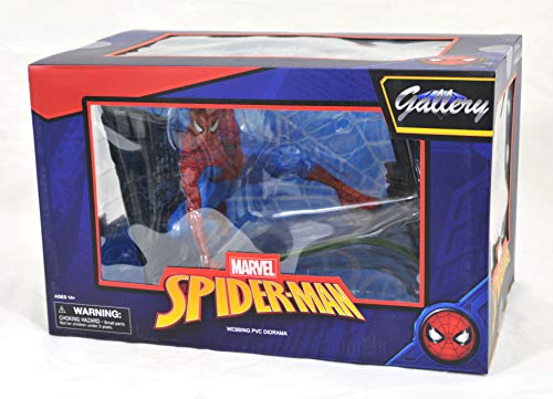 Marvel Comics Spider-Man Comic Webbing PVC Diorama, multicolor (Diamond Select Toys SEP182341) , color/modelo surtido