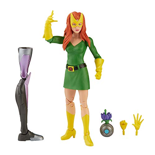 Marvel Figura de acción Coleccionable de Jean Grey de X-Men de 15 cm de Hasbro Legends Series, con 3 Accesorios, a Partir de 4 años