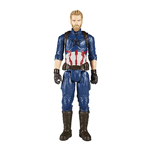 Marvel- Figura Titan Hero Series Infinity War, Capitan America (Hasbro E1421EU4)