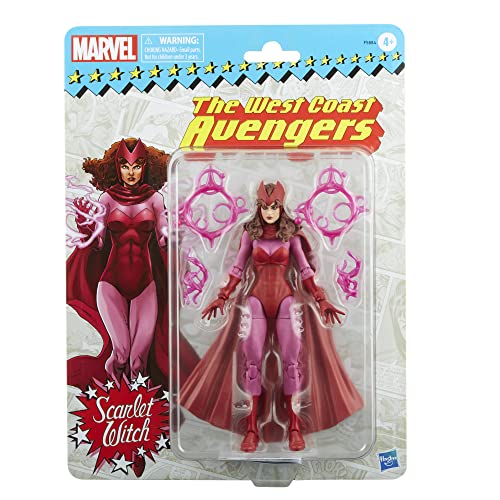 Marvel Legends Series - Figura de la Bruja Escarlata de 15 cm - con 4 Accesorios