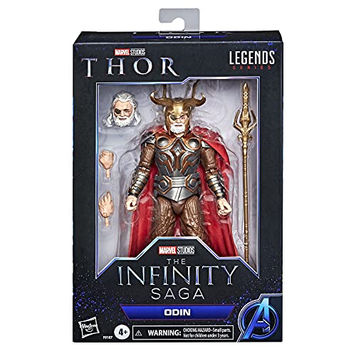 Marvel Marvel-F0187 Hasbro Legends Series Odín de 15 cm-Personaje de la Saga Infinity-Diseño Premium-Figura y 4 Accesorios, Multicolor, único F0187