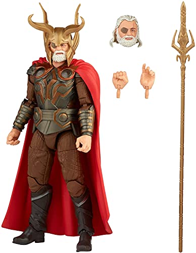 Marvel Marvel-F0187 Hasbro Legends Series Odín de 15 cm-Personaje de la Saga Infinity-Diseño Premium-Figura y 4 Accesorios, Multicolor, único F0187