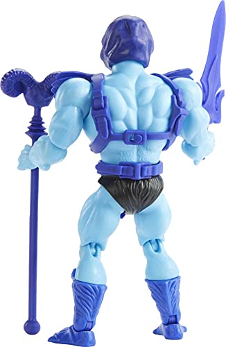 Masters of the Universe (Masters del Universo Orígenes) Figura Skeletor, muñeco articulado de juguete (Mattel HGH45)