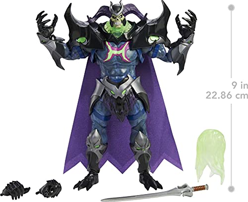 Masters of the Universe Revelation Masterverse, Figura Skelegod, muñeco articulado de juguete (Mattel GYV17)