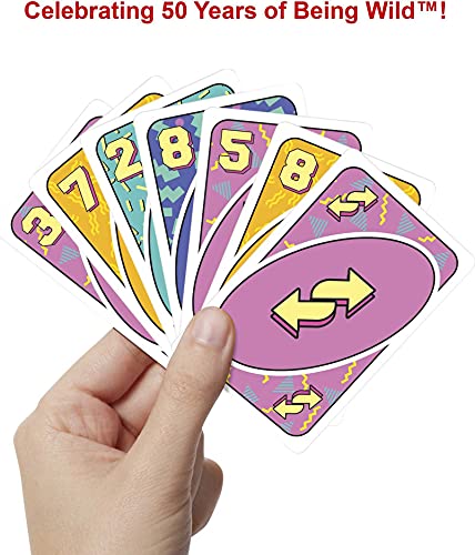 Mattel Games GXV50 UNO Iconic Series 1990 - Juego de cartas para jugadores a partir de 7 años