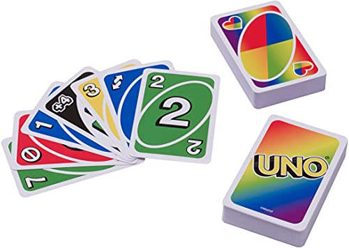 Mattel Games UNO Pride, juego de cartas de orgullo LGBTQ+ (Mattel GTH19)