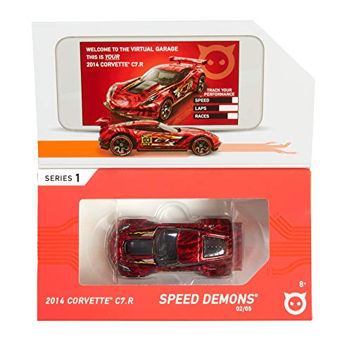 Mattel - Hot Wheels ID Vehículo de juguete, coche Corvette CR.7 , +8 años ( FXB04)