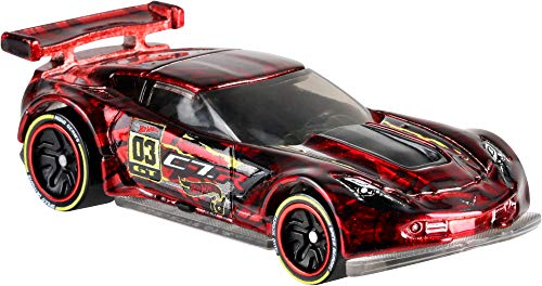 Mattel - Hot Wheels ID Vehículo de juguete, coche Corvette CR.7 , +8 años ( FXB04)