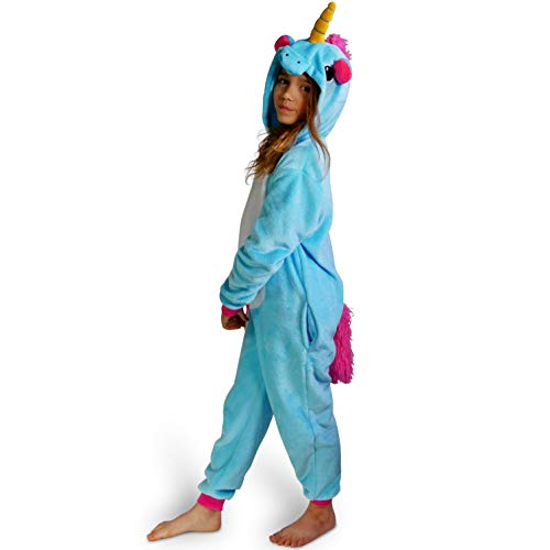 Maybear® Mono Pijama Unicornio Infantil Adulto Disfraz de Animal Cosplay Suave cálido para Disfraz Pegasus 145-155 (M)