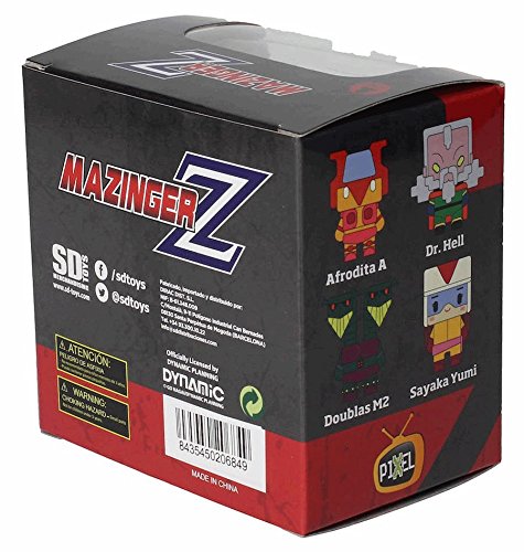 Mazinger Z Z Figura del Personaje, colección Pixel, Color, 7 cm (SD Toys SDTSDT20684)