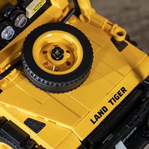 MBKE Technic Off Road modelo de coche 1053 piezas 4x4 todoterreno kit de construcción para Land Rover Defender, juegos de bloques de construcción compatibles con Lego Technic