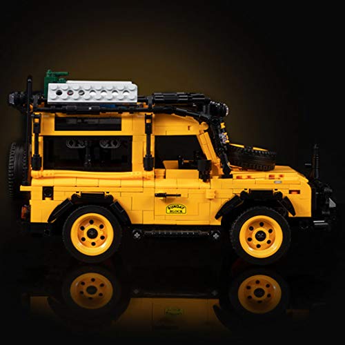 MBKE Technic Off Road modelo de coche 1053 piezas 4x4 todoterreno kit de construcción para Land Rover Defender, juegos de bloques de construcción compatibles con Lego Technic