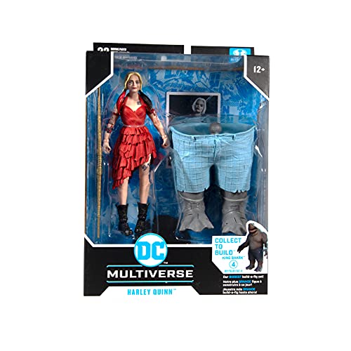 McFarlane Toys - Figura WV5 de Harley Quinn de la película El escuadrón Suicida, 15431-3 DC, línea Build A, 17,8 cm, Multicolor