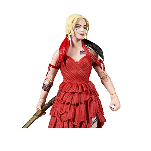 McFarlane Toys - Figura WV5 de Harley Quinn de la película El escuadrón Suicida, 15431-3 DC, línea Build A, 17,8 cm, Multicolor