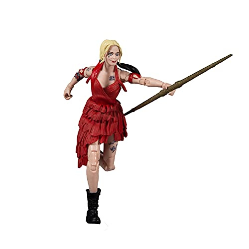 McFarlane Toys - Figura WV5 de Harley Quinn de la película El escuadrón Suicida, 15431-3 DC, línea Build A, 17,8 cm, Multicolor