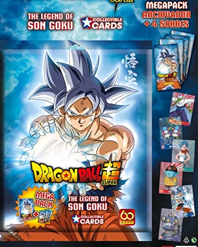 MECAPACK (Archivador + 4 sobres) CARTAS DRAGON BALL colección 2.021 La Leyenda de SON GOKU