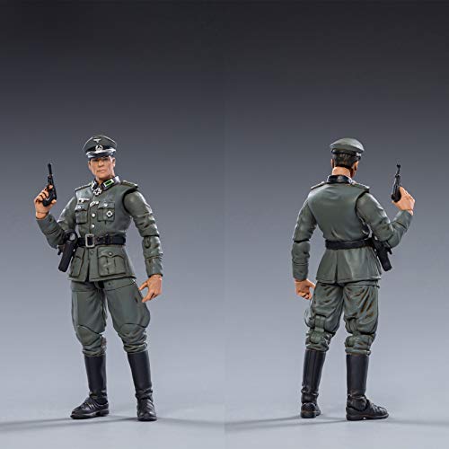 Mecotecn Figuras Soldados 1/18, 5 Piezas WW2 Alemania Wehrmacht Figura de Acción de Soldado con Arma