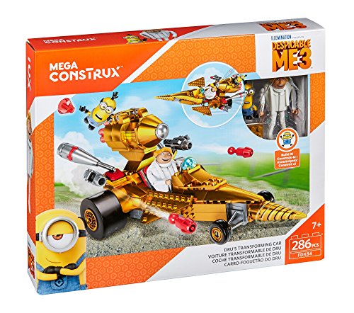 Mega Bloks- Despicable Me/Minions Disney Veh&ampiacuteculo transformable de DRU (Mattel FDX84)