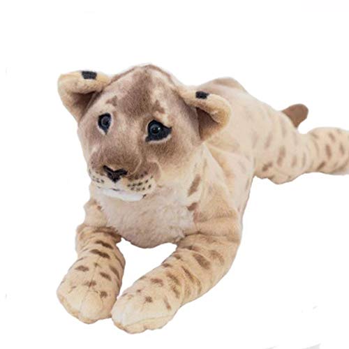 MEIMING Animales De Juguete De Aproximadamente 60 Cm De Peluche De Juguete De Simulación León De Leopardo De Las Nieves Tigre El Juguetón Almohadas De Felpa Lindas Animales De Peluche Toy León