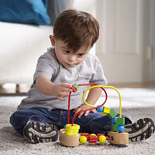 Melissa & Doug- First Bead Maze Laberinto con ventosa, Multicolor (Melissa&Doug 13042) , color/modelo surtido