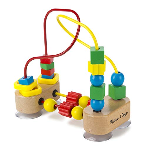 Melissa & Doug- First Bead Maze Laberinto con ventosa, Multicolor (Melissa&Doug 13042) , color/modelo surtido