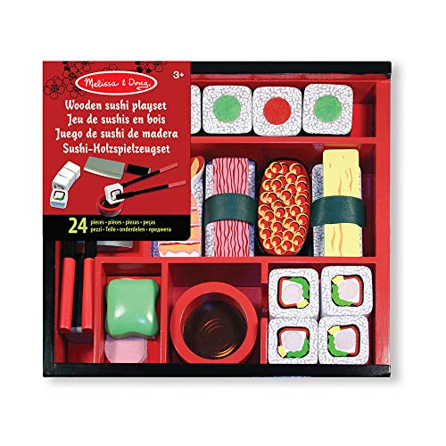 Melissa & Doug - Juego de Madera para rebanar Sushi (12608)