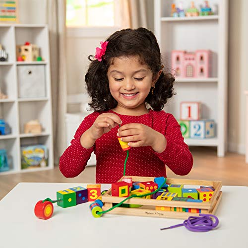 Melissa & Doug- Lacing beads enlazar figuras y formas (Melissa&Doug 13775)