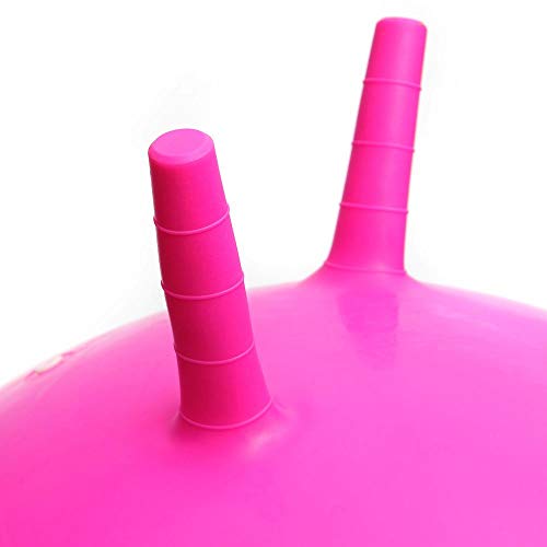 meteor Pelota Saltarina - Bola de Juguete Inflables para Niños -Saltador Hinchable Canguro - Jumping Ball Equilibrio - 55 o 56 cm (65 cm, Rosa)