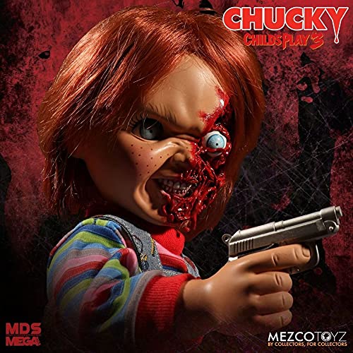 Mezco Child'S Play 3: Chucky Talking Doll Pizza Face Version Standard